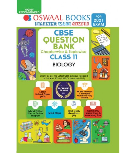 Oswaal CBSE Question Bank Class 11 Biology Chapter Wise and Topic Wise | Latest Edition CBSE Class 11 - SchoolChamp.net